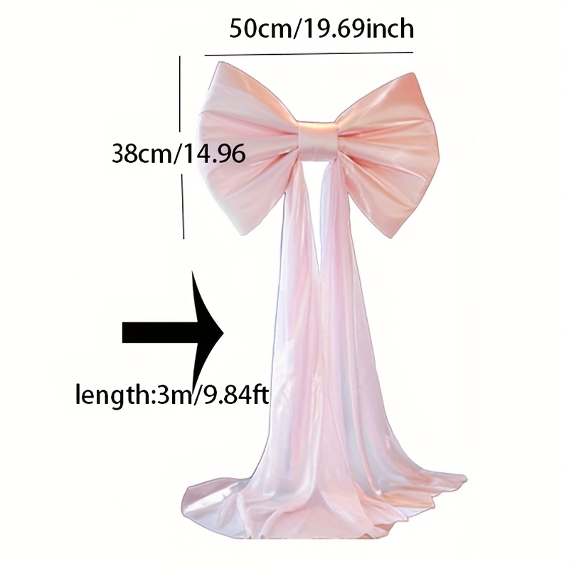 TEMU Pink Bow Party Decorations Perfect For Weddings, Birthdays, And Christmas Elegant Hanging Accents Ideal For And Special Occasions Decorations To