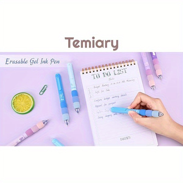 18pcs aesthetic retractable erasable gel pens     8 pens 10 refills cartoon smooth writing pen 0 5mm black blue ink pen   supplies purple theme pens set fancy pens for women colored gel pens cute pens for erase able pen study tools school stationery fancy stationery aesthetic design fine tip pen erasable ink gel pen set   creative writers students Product details 0