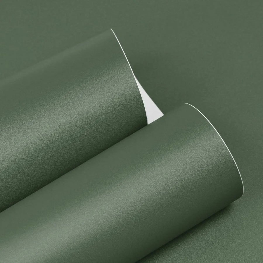 VEELIKE Klebefolie Mintgrün Tapete Selbstklebend Folie Grün Möbelfolie Wasserfest Küchentapete Vinyl Wandtapete Wohnzimmer Deko Schlafzimmer Schrankaufkleber Badezimmer Möbel Tisch 40cm×300cm