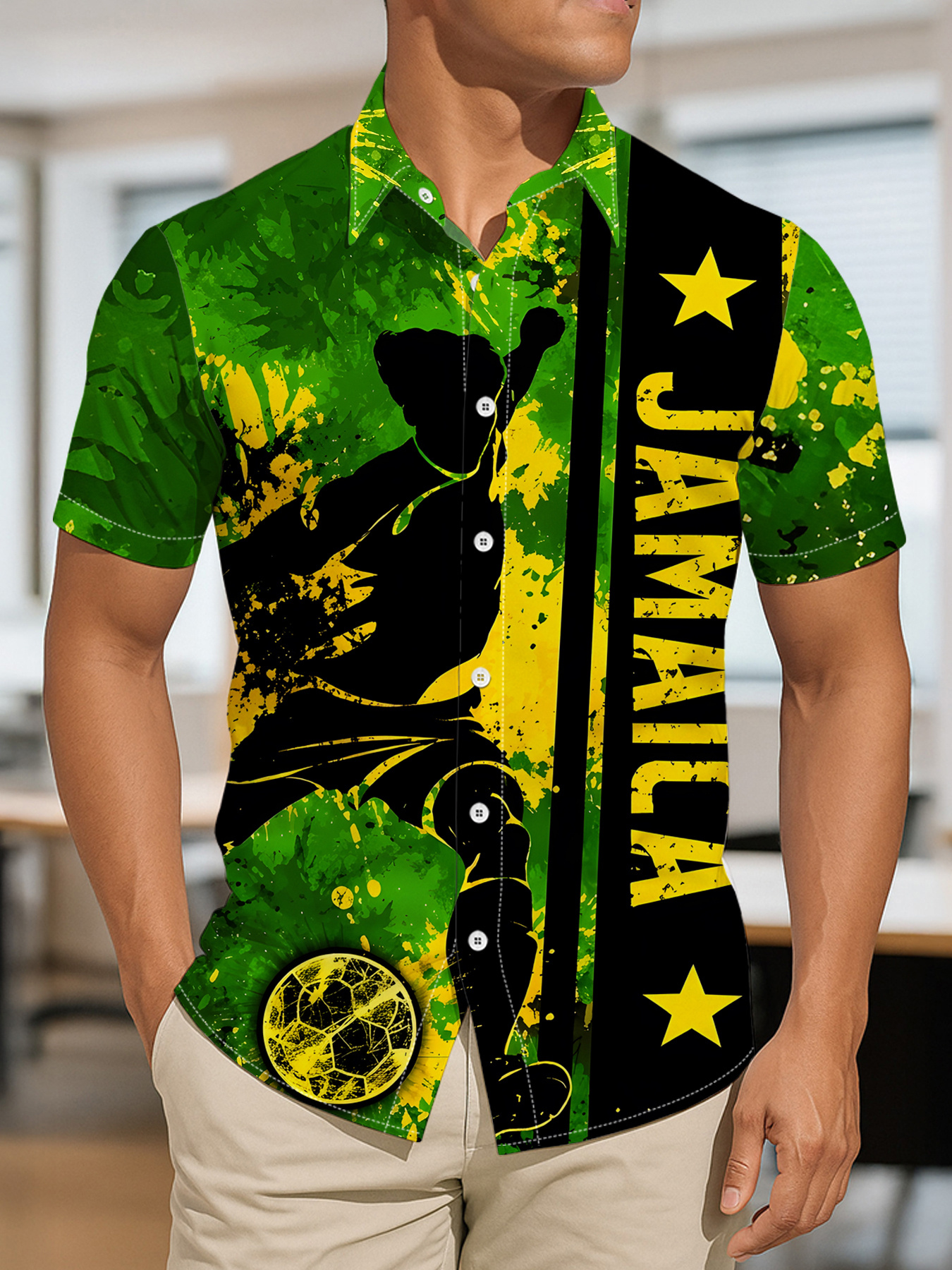 jamaican dress shirts Jamaican Dress Shirt for Men