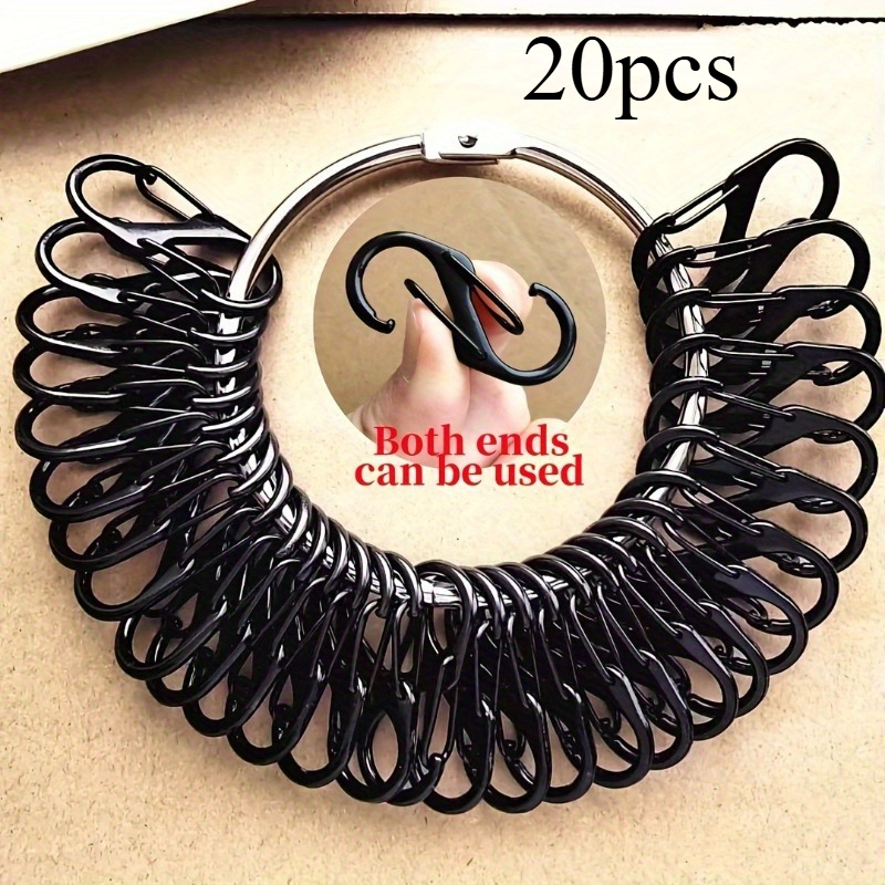 Image of 20pcs Spring Keychain - Firm And Practical Finishing Accessory For Luggage And Jewelry