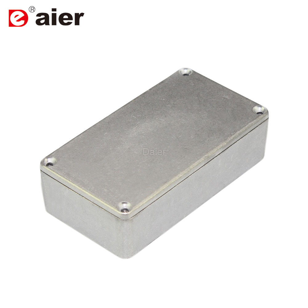 E-shop 1 Stück Hammond Gitarren Effektgerät Gehäuse, Modell 1590B, aus Druckguss-Aluminium, Abmessungen 112 x 60 x 31 Millimeter