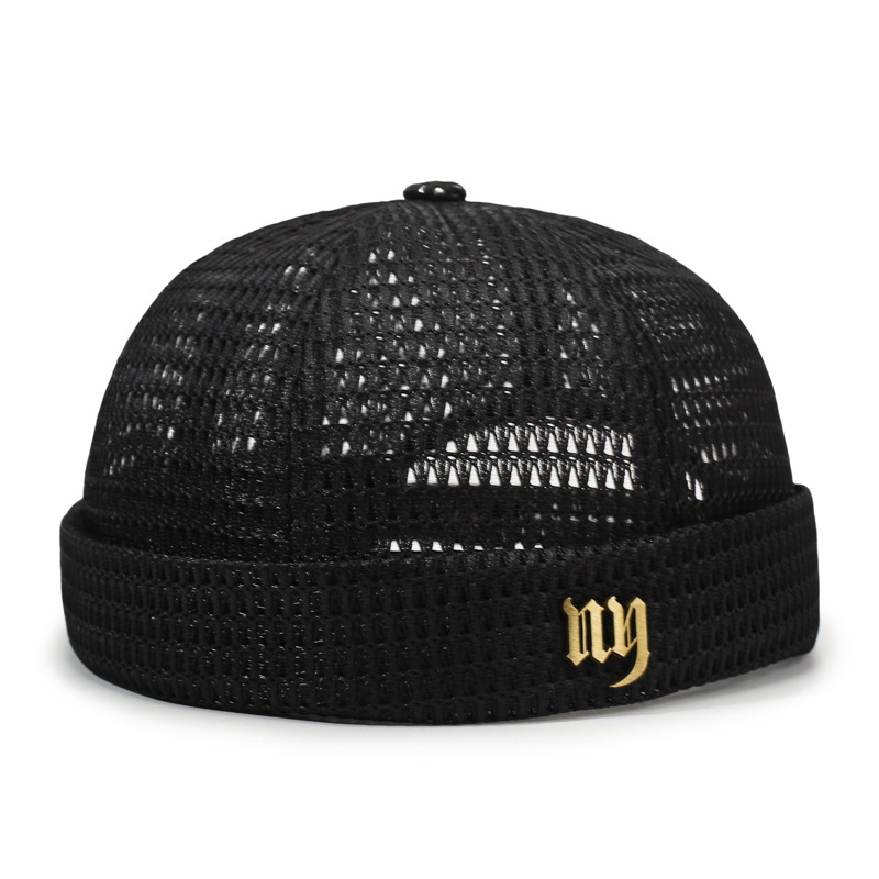 Image of 2026 Summer New Large Mesh Breathable Beanie Outdoor Casual Hip-hop Hat For Men And Women, Yuppie Landlord Tang Cap
