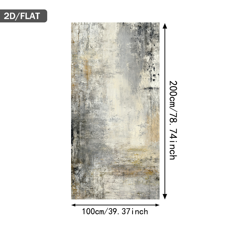 TEMU 1pc Modern Abstract Wall Art Painting - Neutral //// Tones - Horizontal Line Art Suitable For Living Room & - Frameless Canvas Poster
