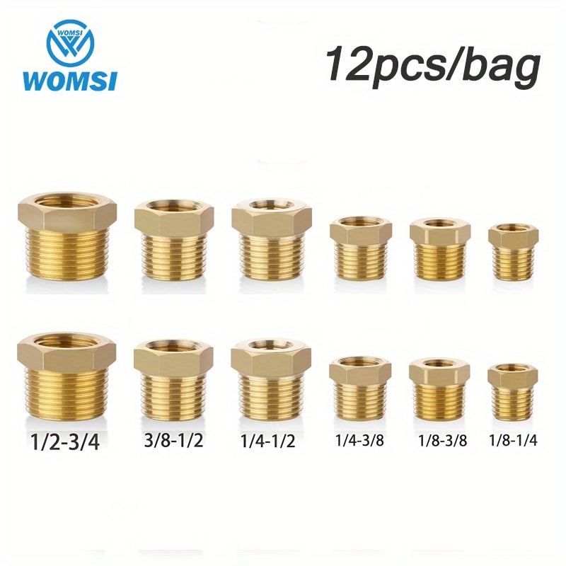 Image of 12pcs Hex Sleeve Set(12pcss Per Box Or Bag), Hex Sleeve Set, Garden Hose Cast Pipe Fitting Adapter Plumbing, Hydraulic, And Pneumatic Systems- Industrial Pipe Connectors That Resist Corrosion