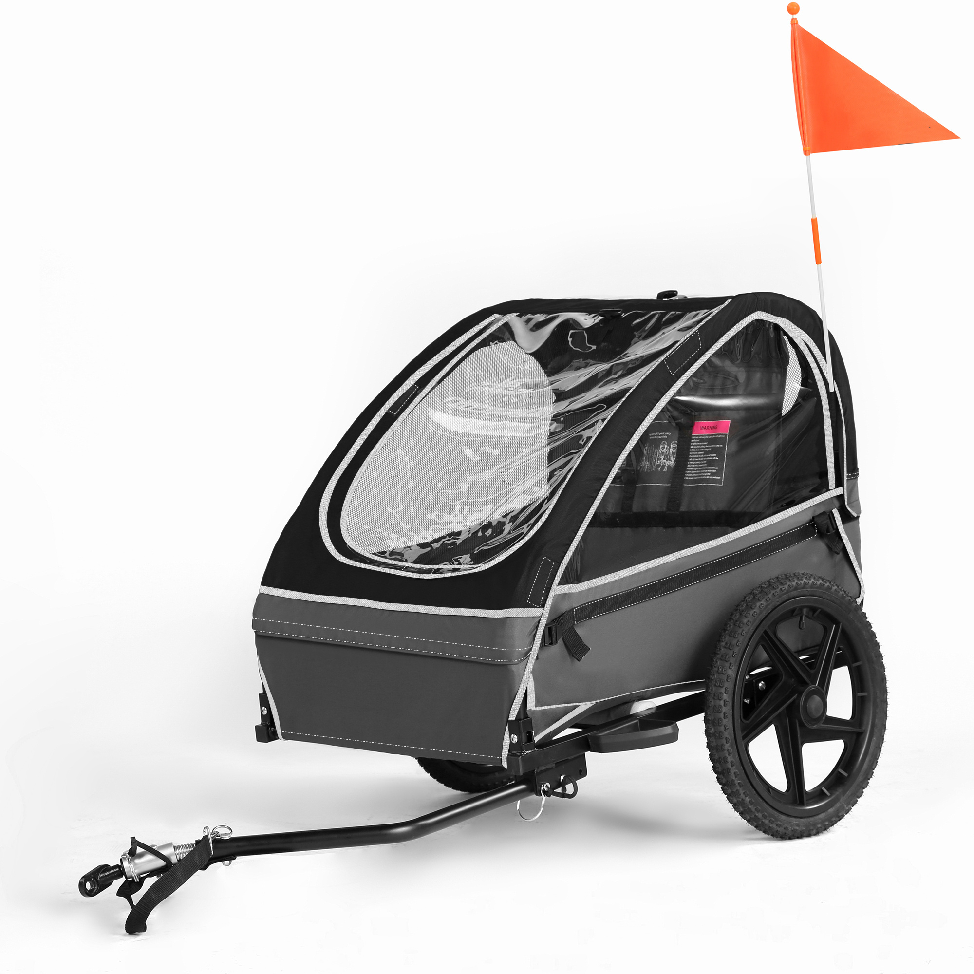 Image of Bicycle Trailer - Single Seat, For 1 Person, Pneumatic Tires, , Foldable, Max 30kg