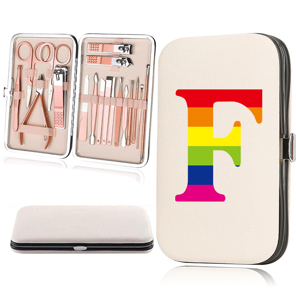 18pcs Nail Clippers Set with Portable Storage Case