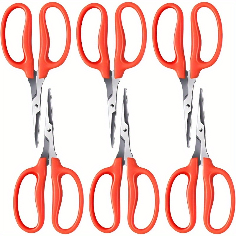 6pcs trimming scissors grapes 6 1 stainless steel professional   pruning shears   scissors trimming harvesting   flower pruning trimming scissors for plants flower stem trimming garden maintenance equipment plant trimming tool professional trimming shears stainless steel     design   resistant scissors    