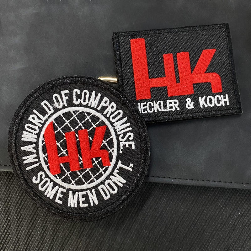 

Heckler And Morale Badge, Hk Embroidery Patch, Tactical Backpack Sticker For Men