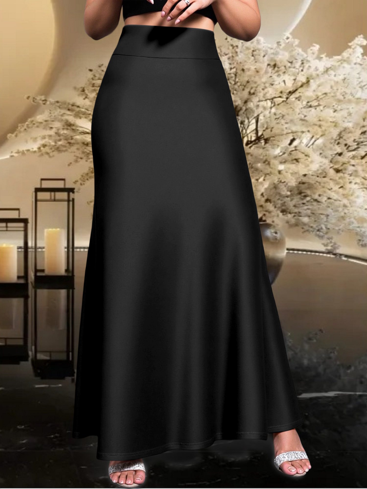 women long skirts sold on Temu United States