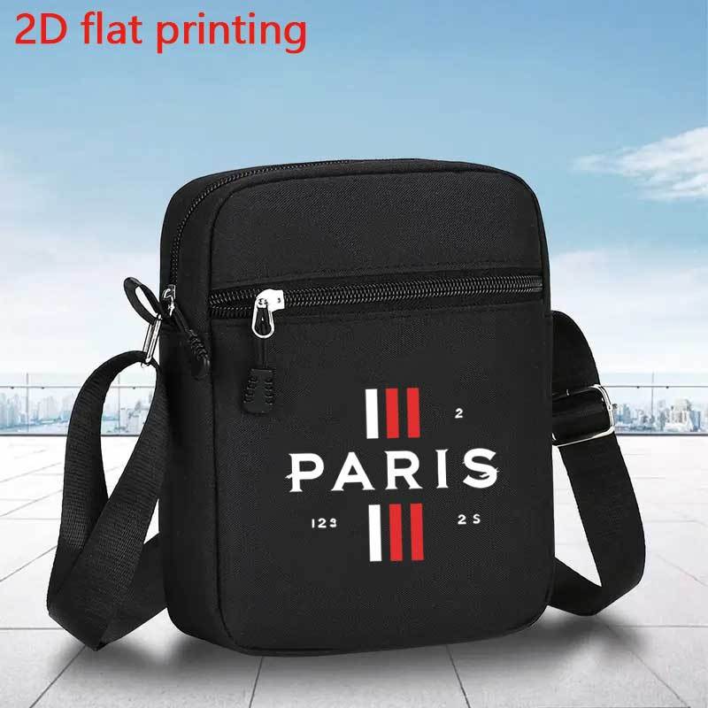 TEMU Nouveau sac de voyage portable pour homme, style français Paris, motif imprimé, petit sac, grand sac de corps, sacoche de voyage, sac à dos, sac