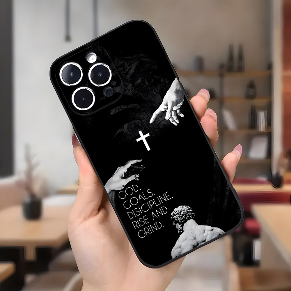 Handyhlle: Disziplin Bibelverse Sprche 12:1 Christliche Handyhlle fr  iPhone 17 16 11 15 14 13 12 Pro * Plus Hlle Schwarze Handyhllen  Geburtstag Weihnachtsgeschenke fr Mnner Jungen Christliche ...