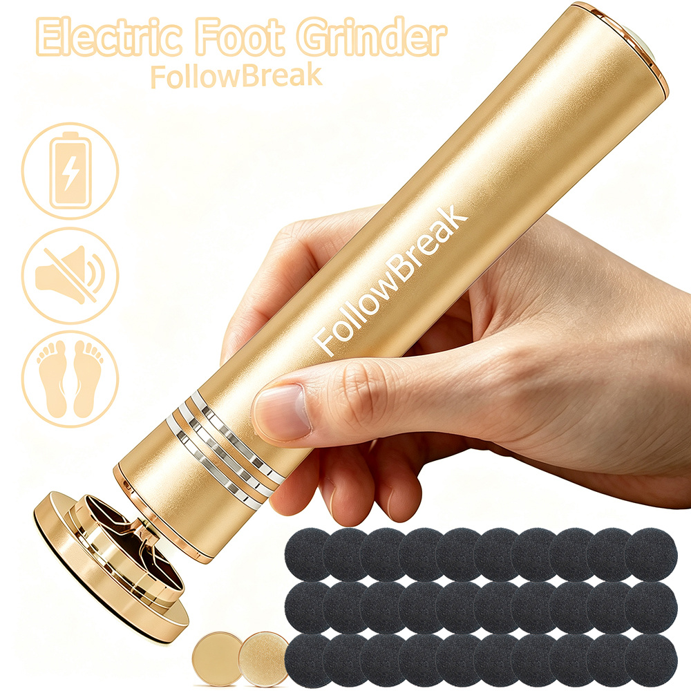 TEMU Beauty Personal Care Appliance - Electric Remover And Foot File, Handheld 2-speed For Smoothing Feet
