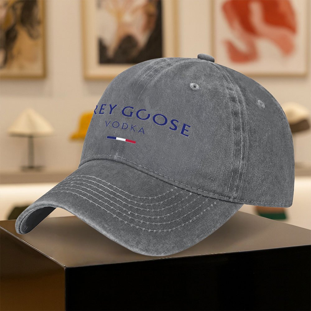 TEMU Classic Trendy Printed Grey Goose Vodka Baseball Cap, Best Accessory For Men And Women To , Fashionable Classic Retro Duck Tongue Hat, Baseball