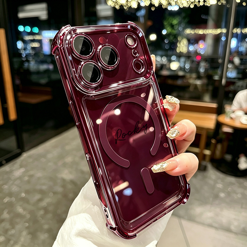 TEMU Phone Case - Diy Customizable Name Anti-drop Phone Case, Multiple Colors Available, New Personalized Upgrade For Iphone 18promax 18pro 17promax