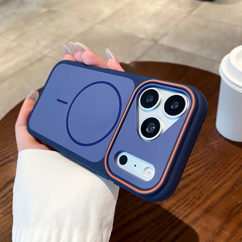 TEMU para Teléfono - Adecuada para Iphone 18 Pro, Estilo Magnético 17, Silicona de Cobertura Total Anti-Caída, 15 Apple 16 Pro Max, Bordes Suaves,