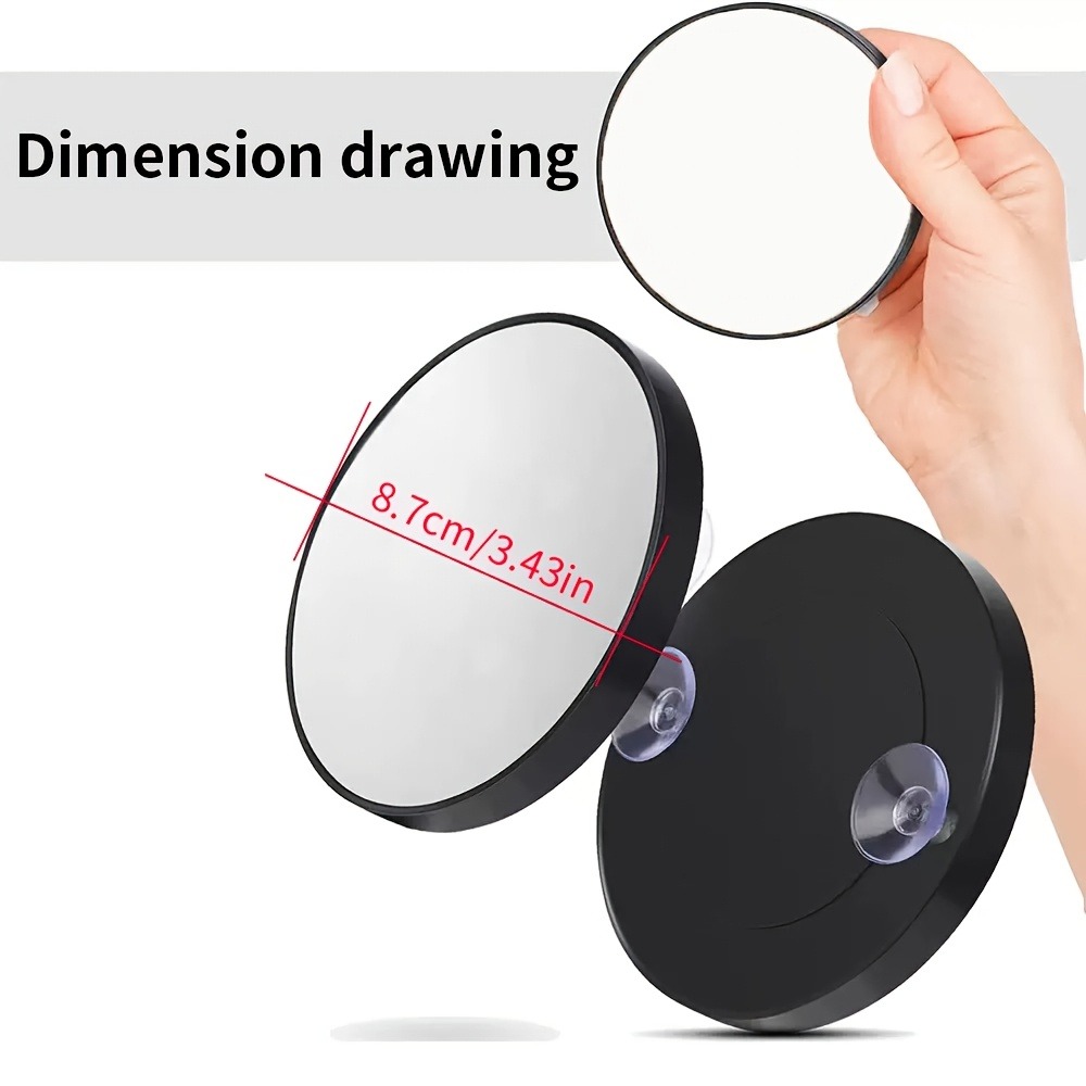 2pcs VIESTAMA Suction Cup Magnifying Mirror Set