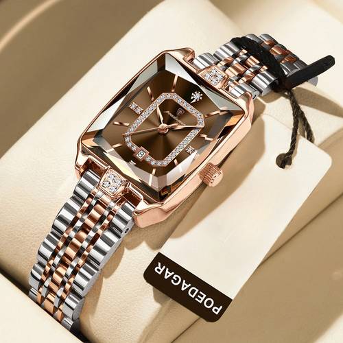 luxury elegant minimalist calendar casual womens quartz watch