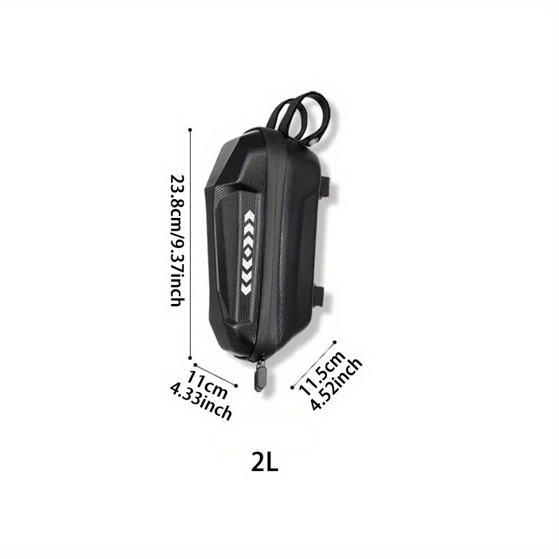 TEMU Portable Electric Scooter Front Handlebar Storage Bag With Large Capacity For Carrying Phone Wallet