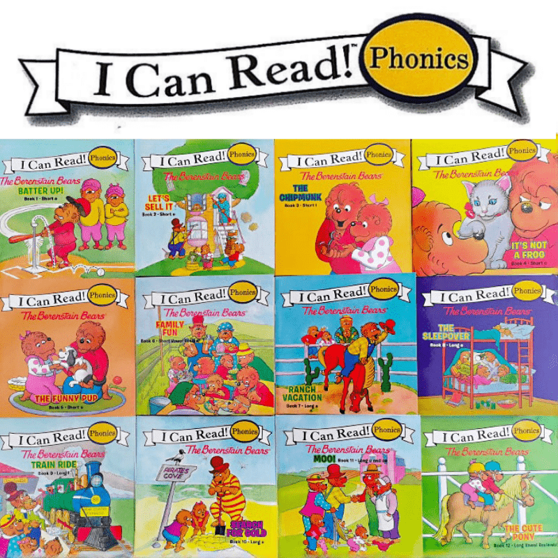 12 books phonics     english picture pocket book   reading   reading educational book for early readers birthday gift family reading materials language development halloween christmas Product details 1