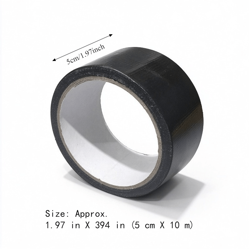 TEMU 1 Roll 394 Inches Black Leak-proof Tape, Portable, Multifunctional, . Available In Sizes, Suitable , Leak-proof Sealing, Indoor/outdoor Repair,