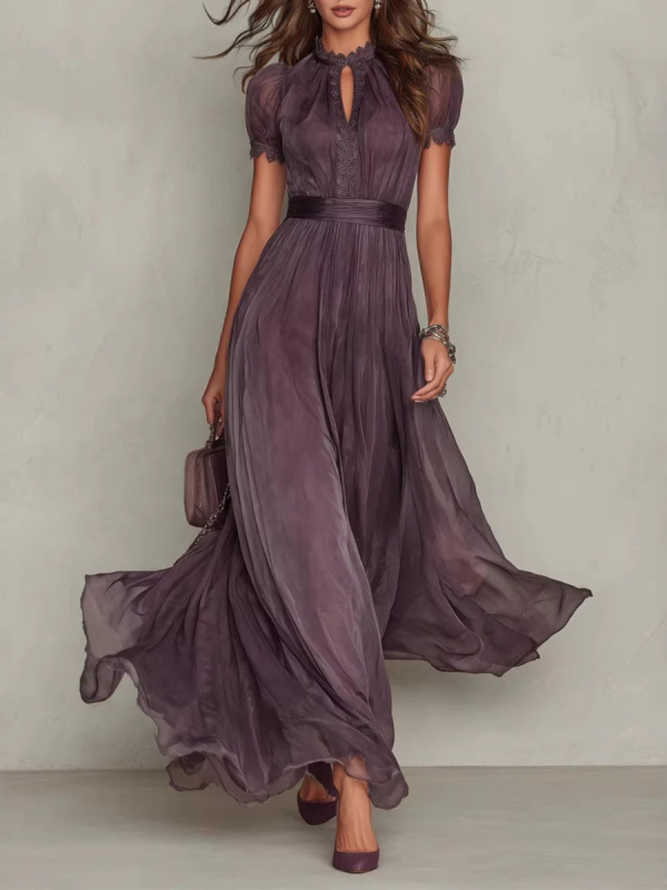 maxi ruffle dresses sold on Temu United States