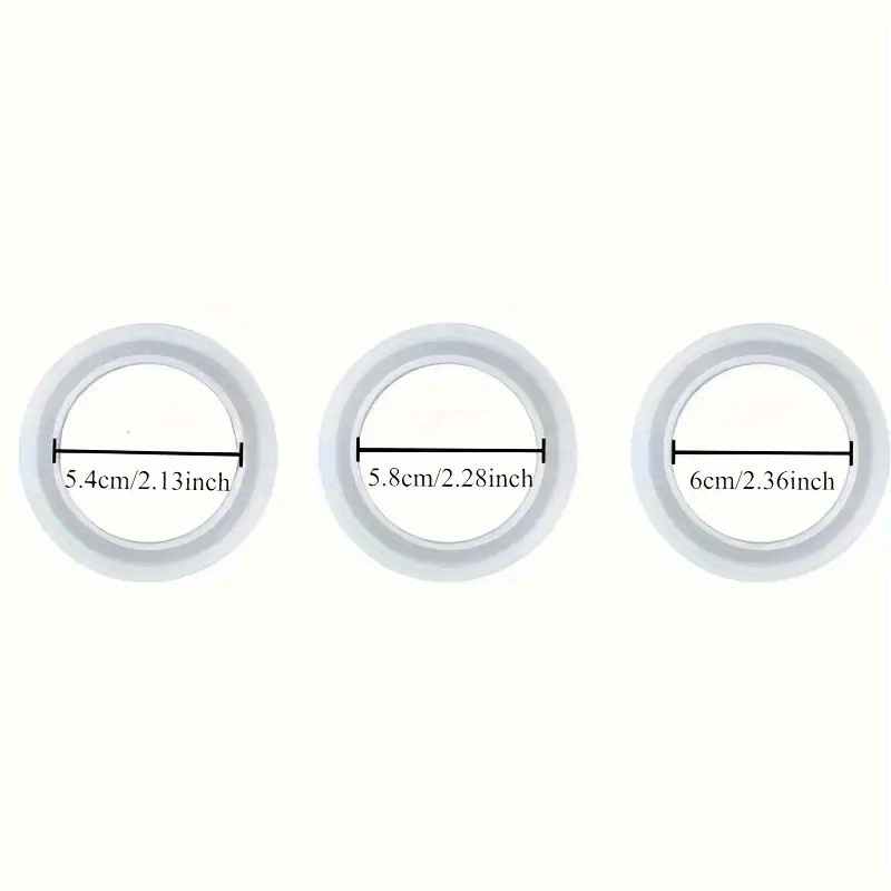 3pcs Set Of Circular Bracelets, Silicone Molds, Epoxy Resin Bracelets, Jewelry Making Tools