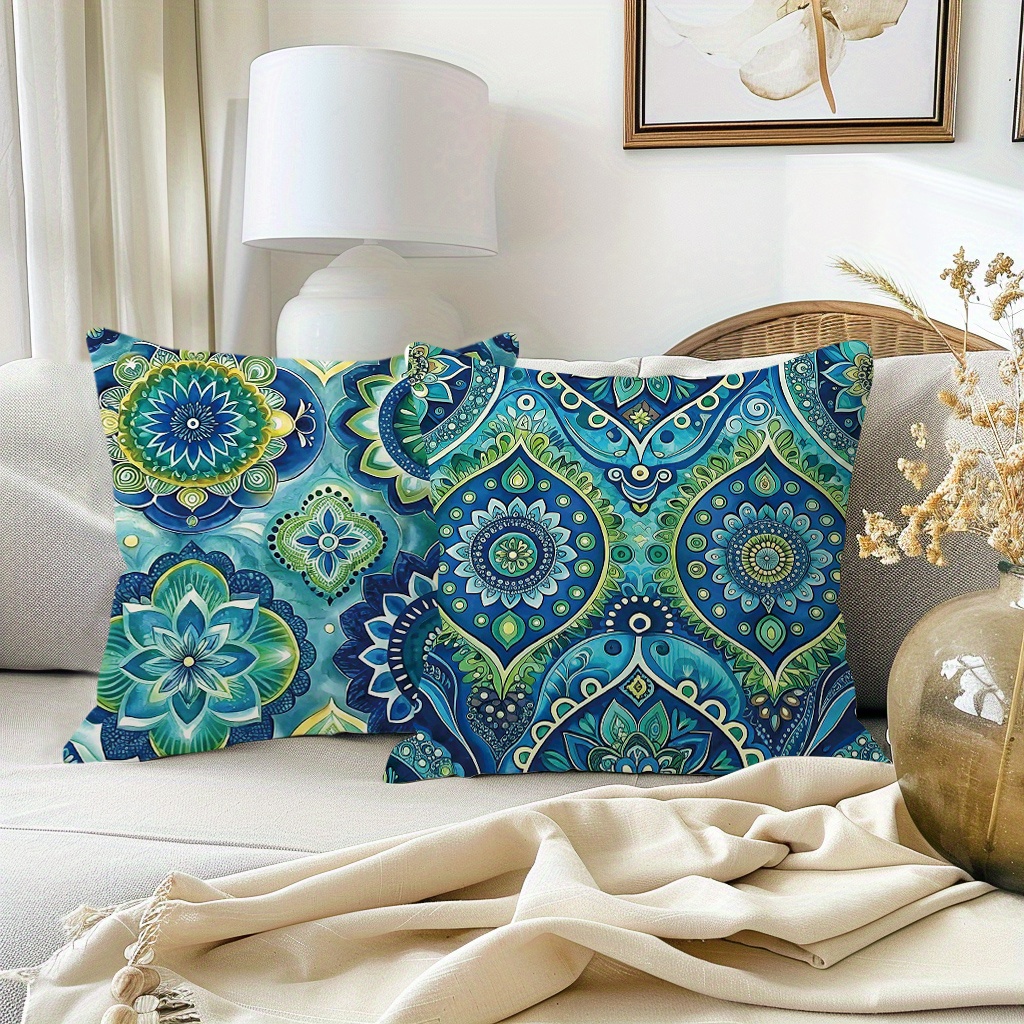 Living Room Teal Throw Pillows For Bed Shiartex Teal Grey And