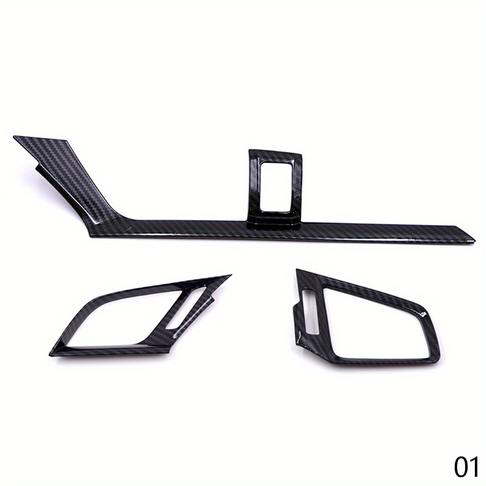 TEMU Set Of 3 Carbon Frames For The Ac Air Vent Outlets In For Sedan Models From 2016 To 2021