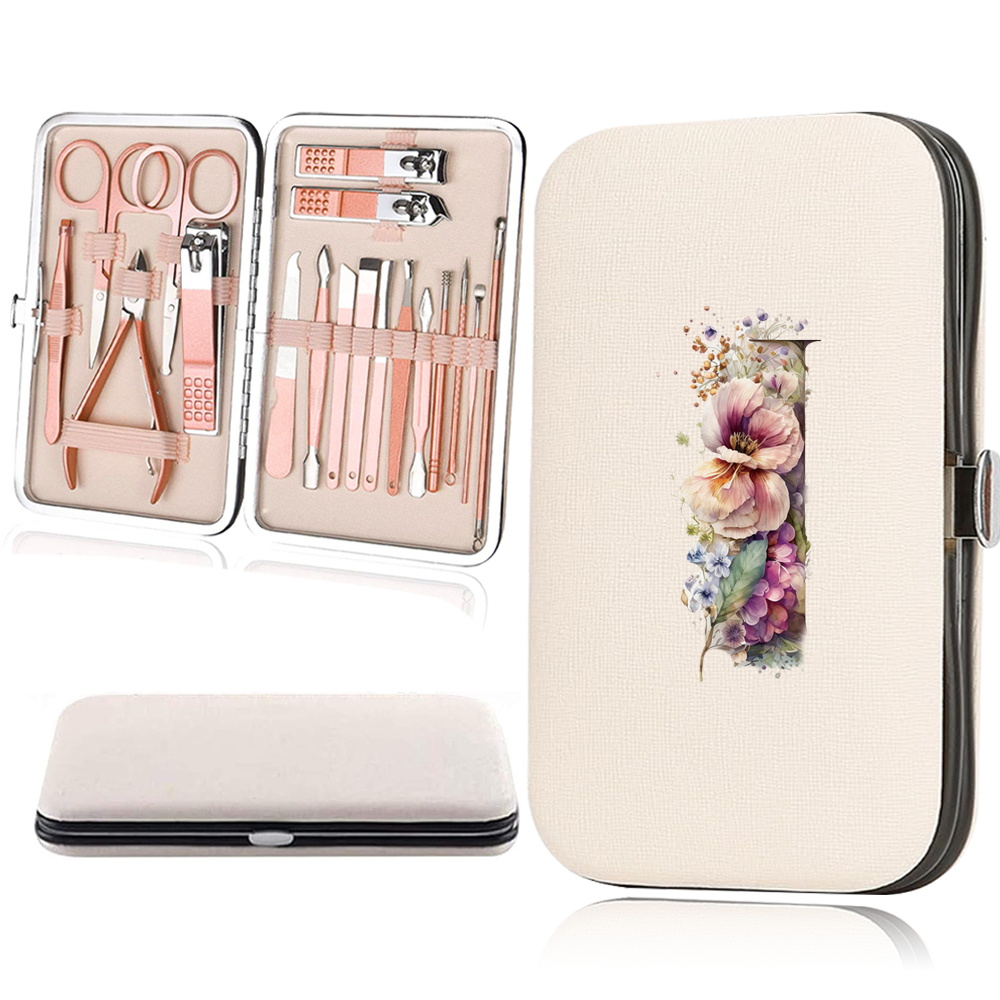 18pcs Essential Travel Nail Clipper Set with Organizer Case