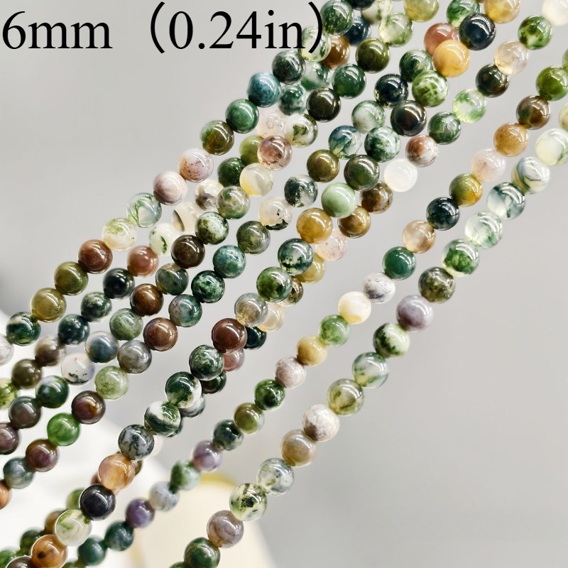 TEMU Perles en d'agate en vrac adaptées à la création de bijoux DIY - Perles rondes semi-précieuses avec , kit de perles en vrac pour bracelets,