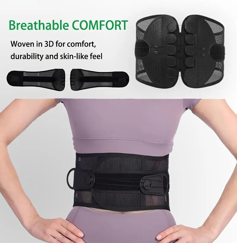 1pc adjustable sports belt breathable mesh   double drawstring sports belt unisex waist protection belt for outdoor sports hiking camping fitness office etc Product details 4