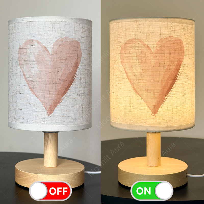 Fabric Desk Lamp with Cloth Lampshade