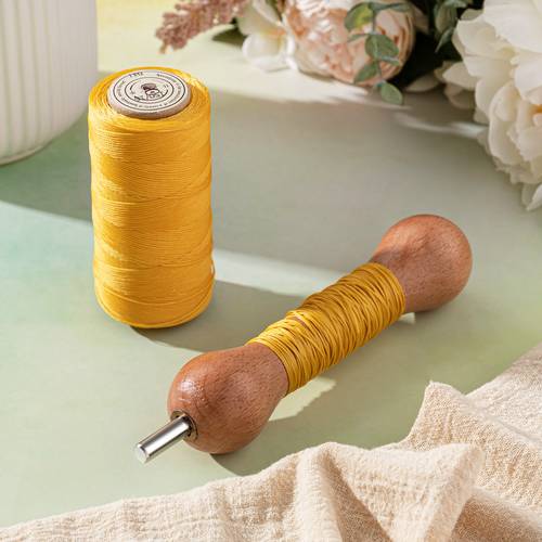 2pcs tie dye tool 1 puller tool for tie dye with winding pulling device for diy and 295 yard white waxed for adults