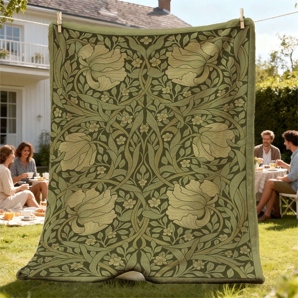 TEMU 1pc Of William Blankets, Cozy Flange Blankets, Soft And Comfy Picnic Blanket A9