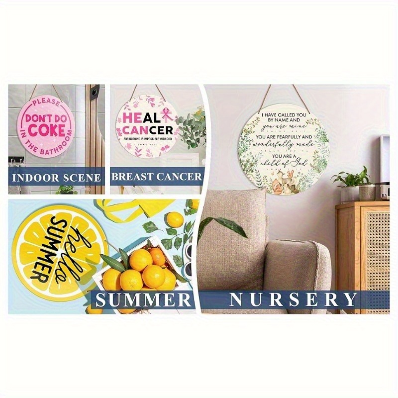 Patchwork Calming Corner Classroom Sign