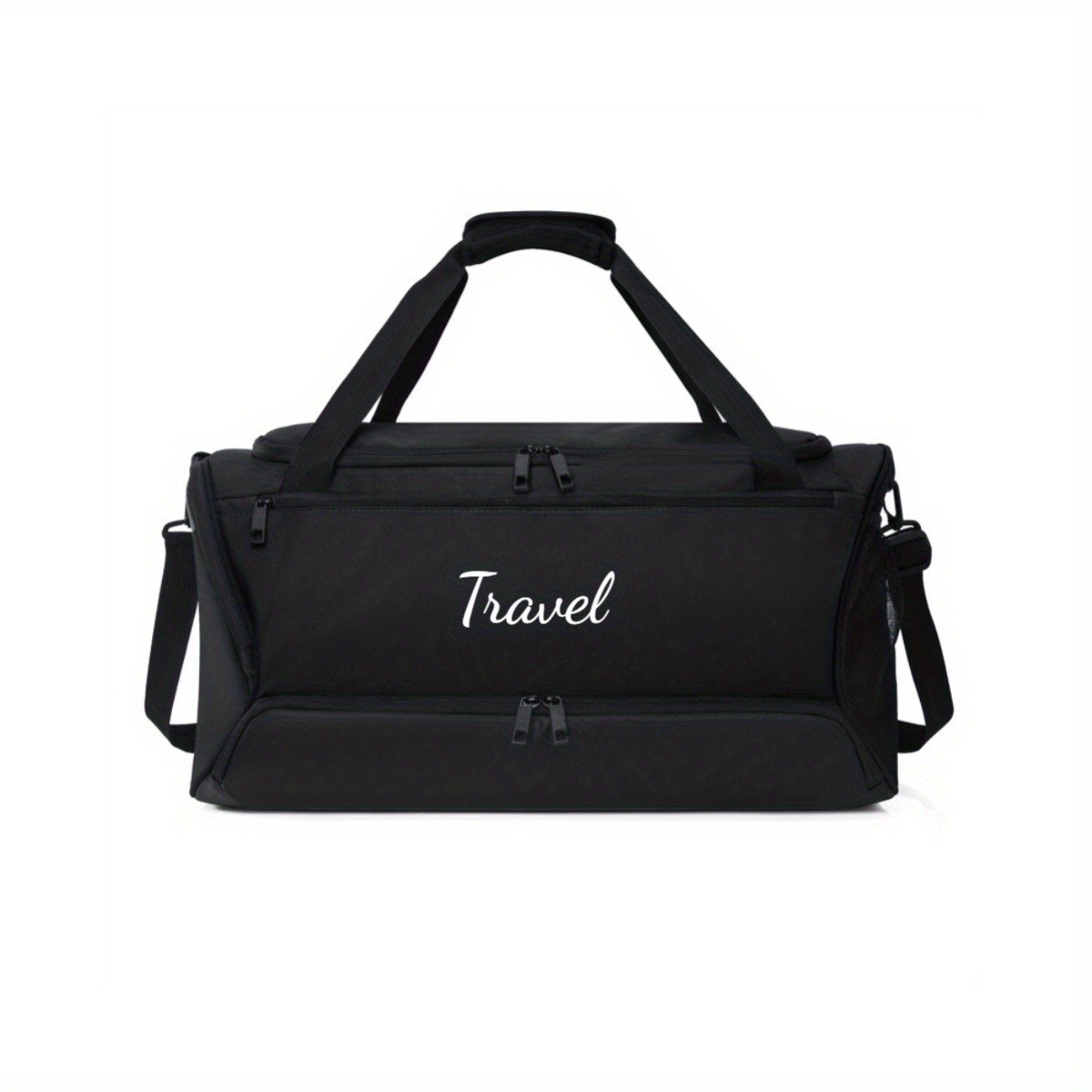 a large capacity travel bag embroidery customization a gym Temu