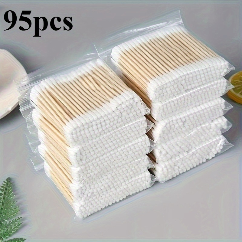 TEMU Dual-ended Stick - Fragrance-free - Hypoallergenic Ear And Makeup Cleaning Stick - Disposable Stick - Ideal For Personal Care