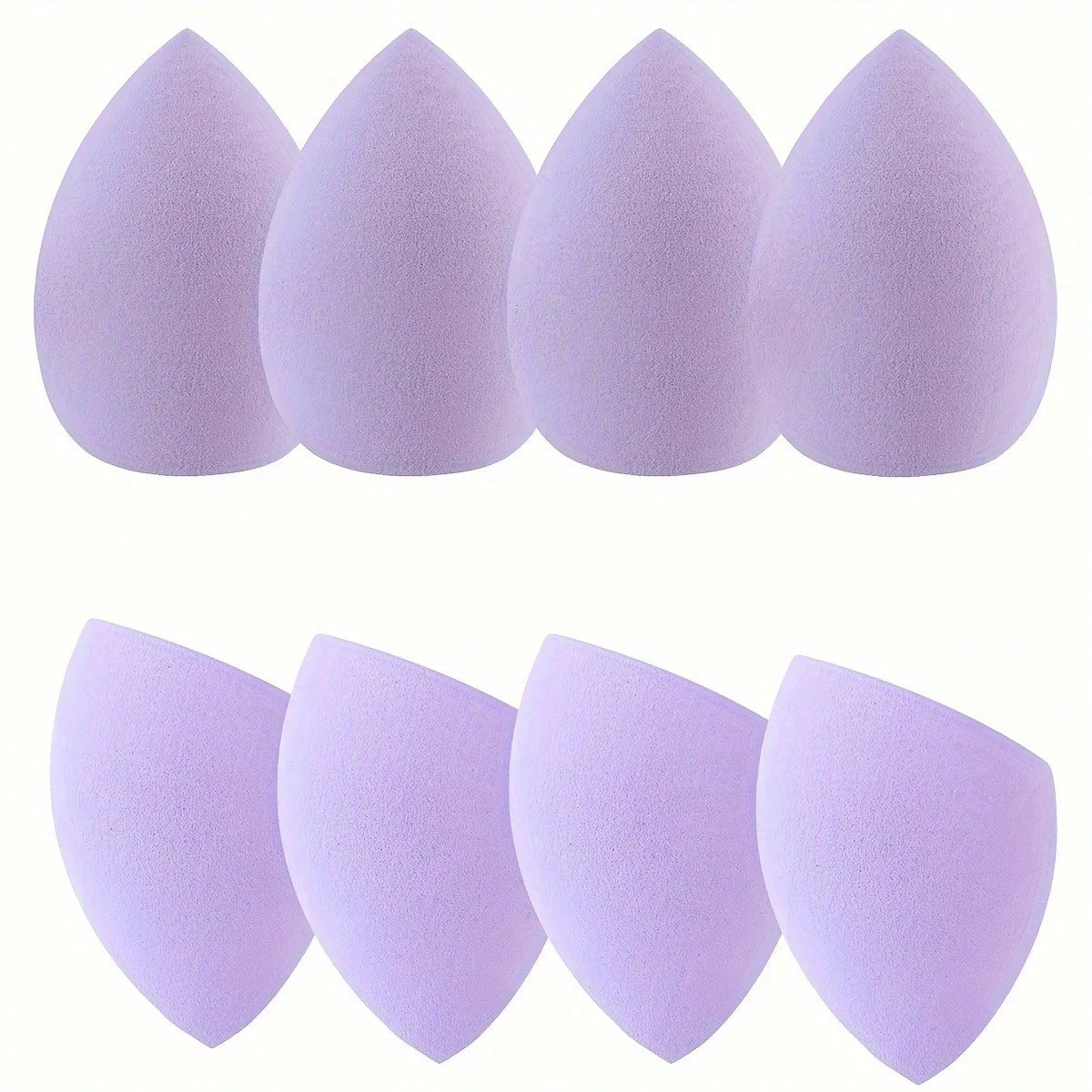 TEMU 8pcs Makeup Sponge Blenders Beauty Sponges Foundation Applicator
