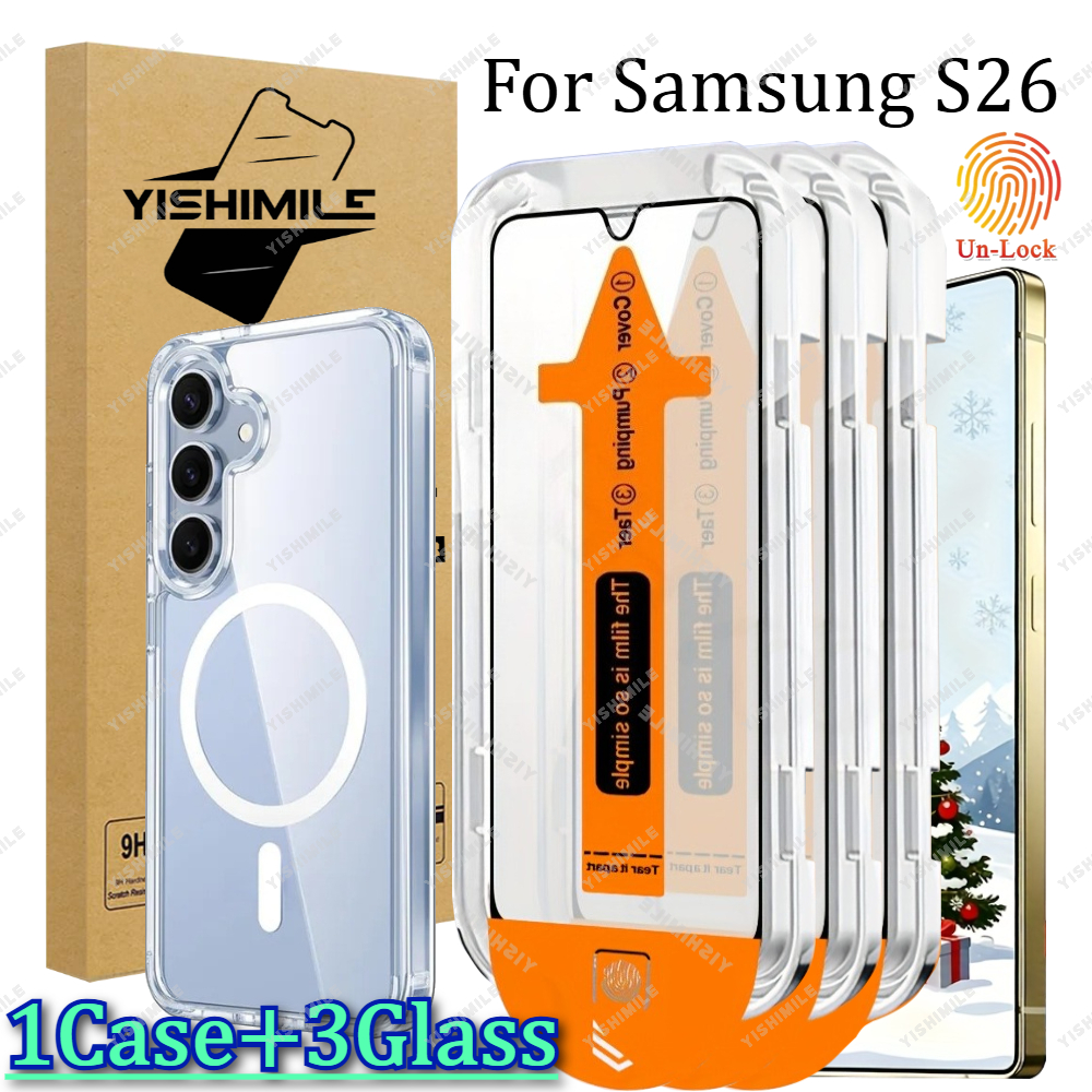 E-shop [4In1] 3 Stück Anti-Oil Displayschutzfolien für Samsung Galaxy S22 S22+ S23 S23+ S24 S24+ S24U S25 S25+ S25U S25Edge S25FE S26 S26+ S26U