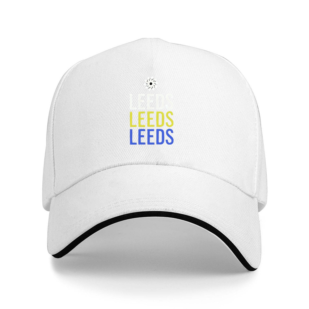 TEMU 1pc Leeds Color Plain Men's Baseball Cap Adjustable Low Profile Hat For
