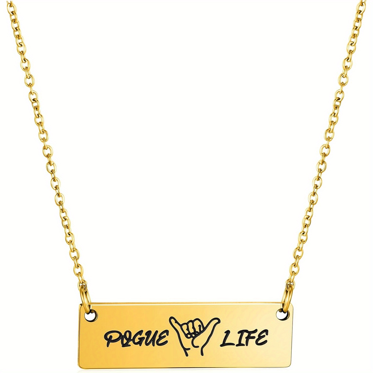 Pog Life Necklace Pendant- TV Series Inspired Outer Necklace- Female Surfing