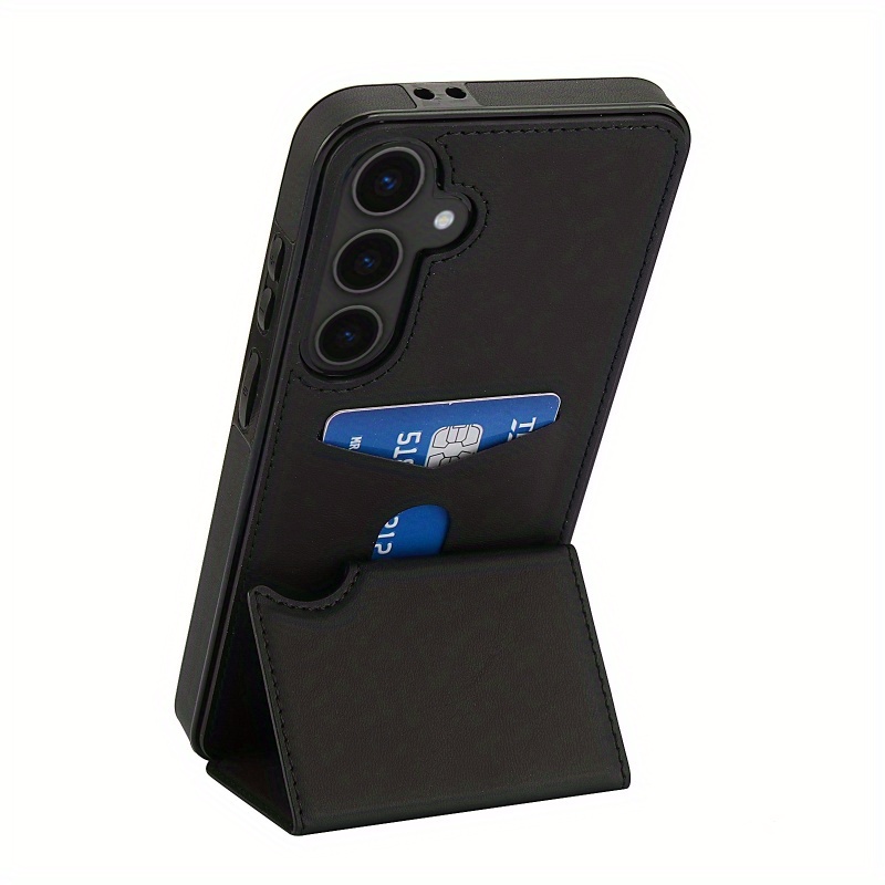 Etui za telefon - Premium kakovost, enojna ohišja s tri-zložljivim stojalom za Samsung Galaxy S25, S24, S23, S22, S21 in FE mobilne telefone