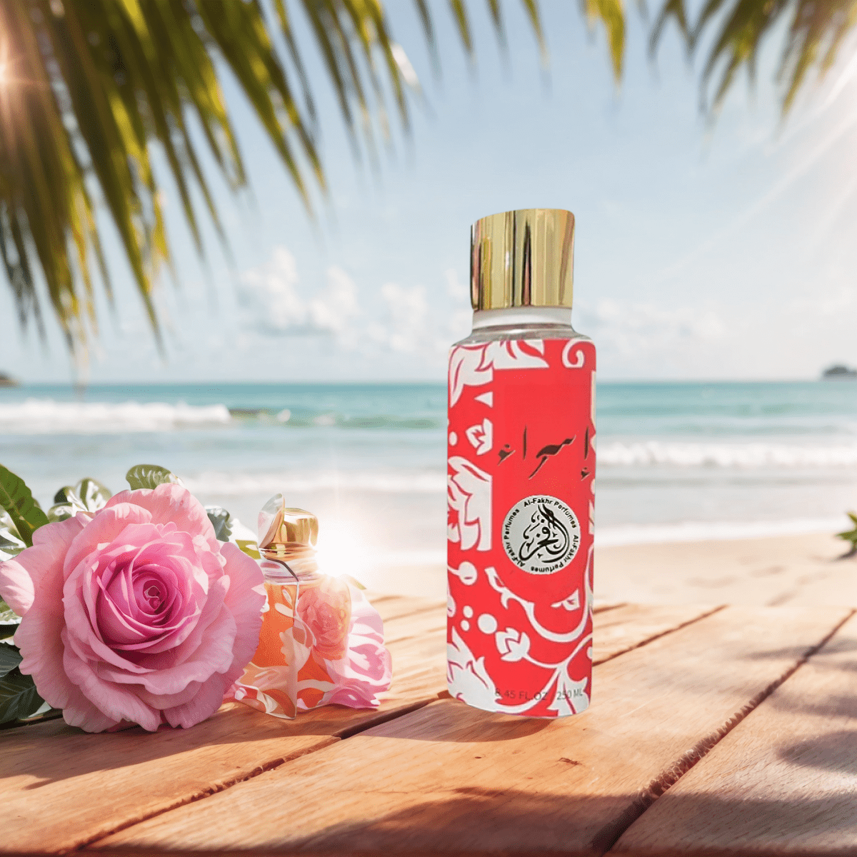 TEMU 250ml Arabian Women's Perfume Spray, With A Sweet Oriental Fragrance. In 4 Scents, This Portable Spray Is Ideal For All Ages And Perfect For