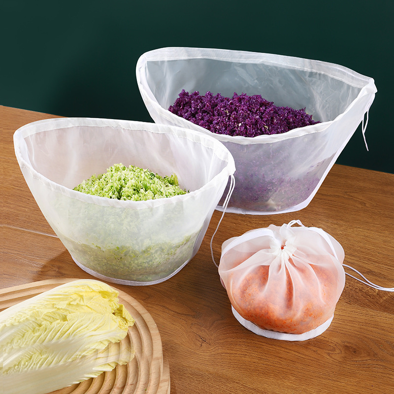 TEMU 3pcs/Set Filtre Ultra-Dense pour Lait de Soja, un Filtre pour , le Remplissage de Légumes, de Fruits et les Résidus de Vin