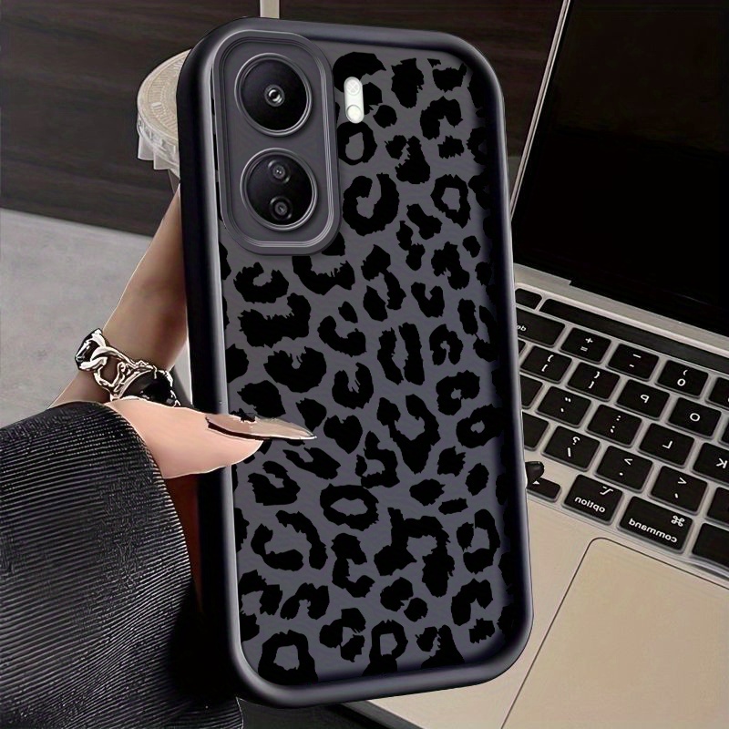 TEMU Phone Case - Compatible With The For Xiaomi-redmi 13c Phone Case, Featuring A Soft Tpu Material With Fully Wrapped Edges, Stylish Leopard Print