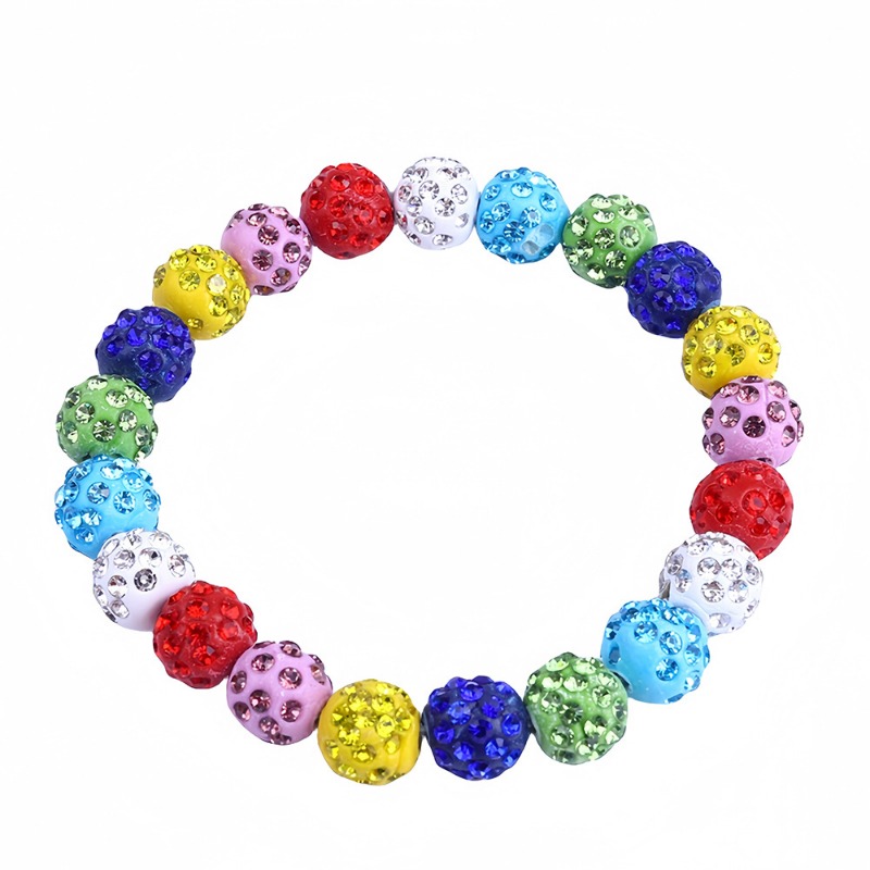 Glittery Sequin Baseball Bracelet for Men & Women