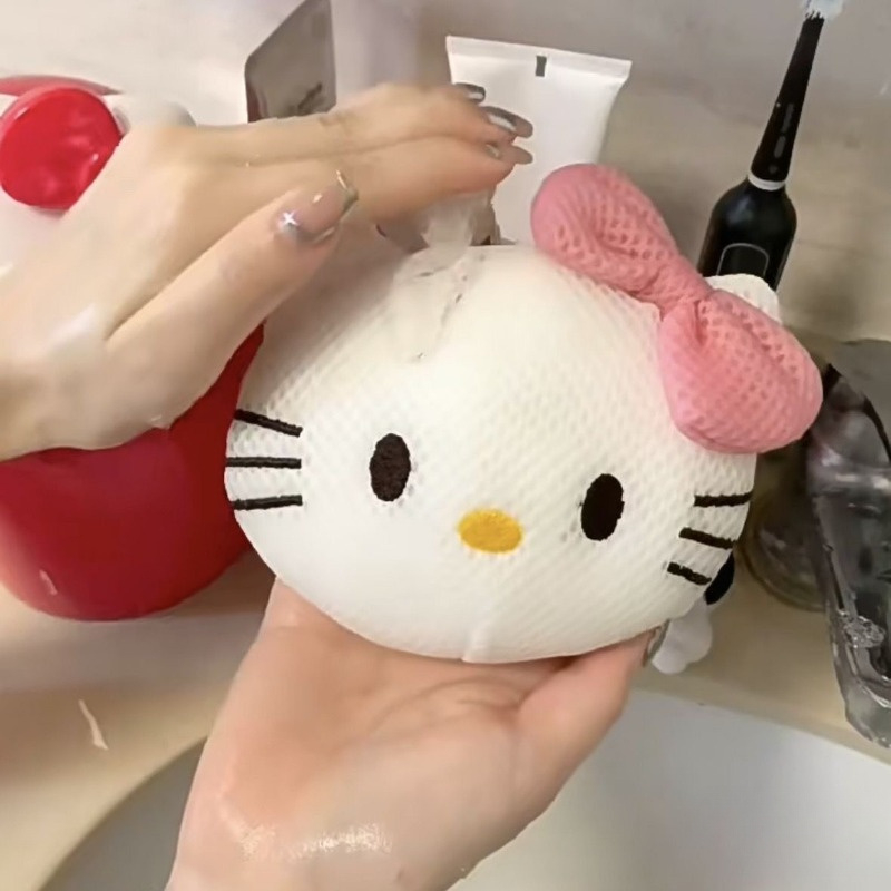 Bath Shower Bomb Soft Scrub, Non-Scattering Sponge Scrubber