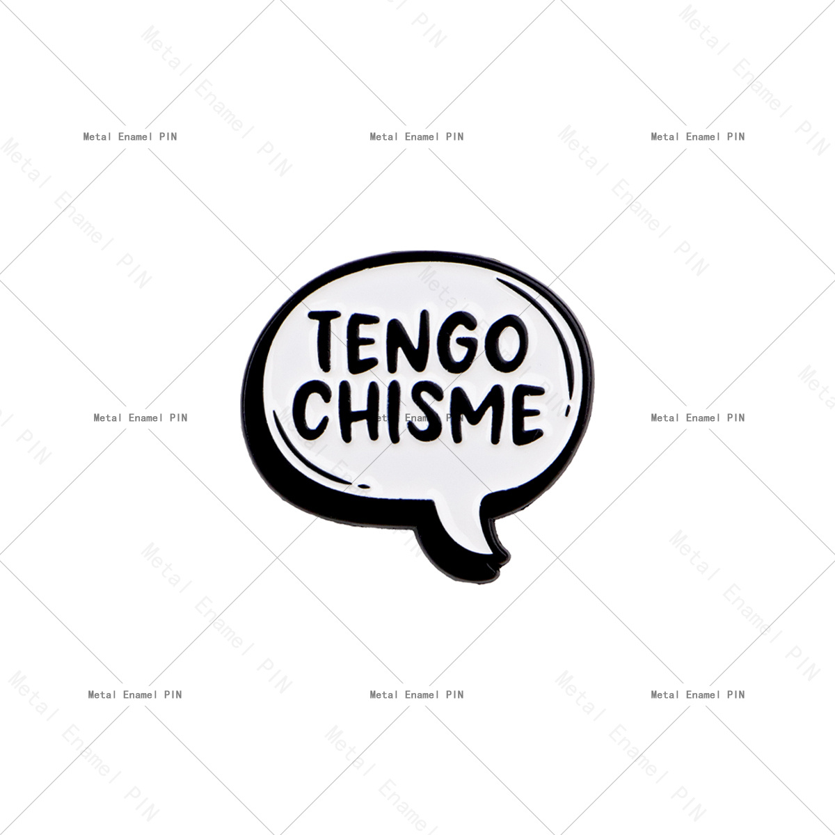 TEMU 1 pieza DMLSKY Pin en español " " - Broche divertido con de , para mochilas, sombreros, chaquetas, accesorio humorístico latino como regalo para