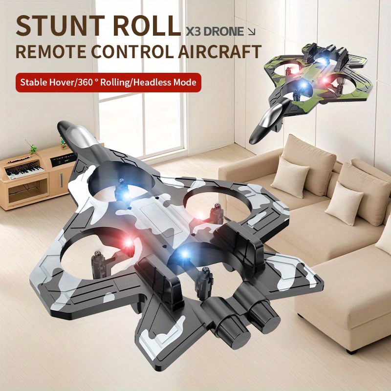X3 EPP Drone with Brushless Motors for Stable Flight